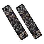 Vintage Virgo Zodiac Sign Print Car Seat Belt Covers