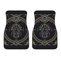 Vintage Virgo Zodiac Sign Print Front Car Floor Mats