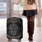 Vintage Virgo Zodiac Sign Print Luggage Cover