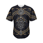 Vintage Virgo Zodiac Sign Print Men's Baseball Jersey
