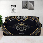 Vintage Virgo Zodiac Sign Print Sofa Cover
