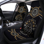 Vintage Virgo Zodiac Sign Print Universal Fit Car Seat Covers