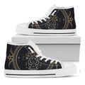 Vintage Virgo Zodiac Sign Print White High Top Sneakers