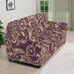 Vintage Western Damask Floral Print Sofa Cover