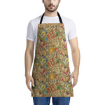 Vintage Wicca Tarot Card Print Apron