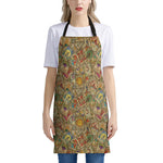 Vintage Wicca Tarot Card Print Apron