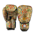 Vintage Wicca Tarot Card Print Boxing Gloves