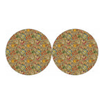 Vintage Wicca Tarot Card Print Car Coasters