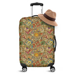 Vintage Wicca Tarot Card Print Luggage Cover