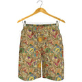 Vintage Wicca Tarot Card Print Men's Shorts