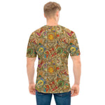 Vintage Wicca Tarot Card Print Men's T-Shirt