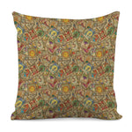 Vintage Wicca Tarot Card Print Pillow Cover