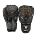 Vintage Zodiac Circle Print Boxing Gloves
