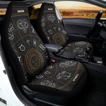 Vintage Zodiac Circle Print Universal Fit Car Seat Covers