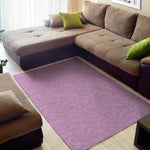 Violet Knitted Pattern Print Area Rug