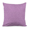 Violet Knitted Pattern Print Pillow Cover