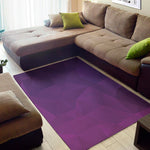 Violet Polygonal Geometric Print Area Rug