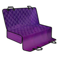 Violet Polygonal Geometric Print Pet Car Back Seat Cover