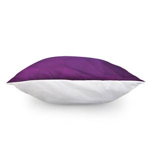 Violet Polygonal Geometric Print Pillow Cover