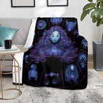 Virgo And Astrological Signs Print Blanket