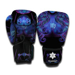 Virgo And Astrological Signs Print Boxing Gloves