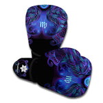 Virgo And Astrological Signs Print Boxing Gloves