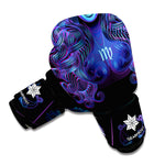 Virgo And Astrological Signs Print Boxing Gloves
