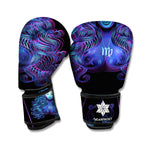 Virgo And Astrological Signs Print Boxing Gloves