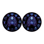 Virgo And Astrological Signs Print Car Coasters