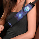 Virgo And Astrological Signs Print Car Seat Belt Covers