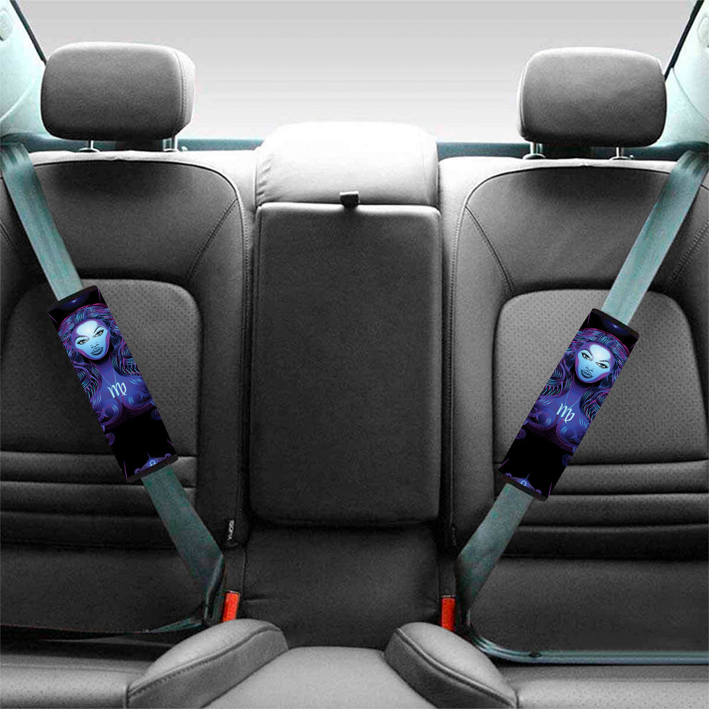 Virgo And Astrological Signs Print Car Seat Belt Covers