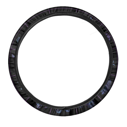 Virgo And Astrological Signs Print Car Steering Wheel Cover