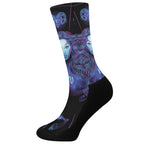 Virgo And Astrological Signs Print Crew Socks