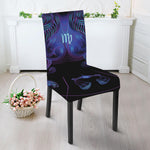 Virgo And Astrological Signs Print Dining Chair Slipcover