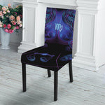 Virgo And Astrological Signs Print Dining Chair Slipcover
