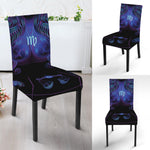 Virgo And Astrological Signs Print Dining Chair Slipcover
