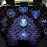 Virgo And Astrological Signs Print Pet Car Back Seat Cover