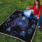 Virgo And Astrological Signs Print Quilt