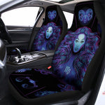 Virgo And Astrological Signs Print Universal Fit Car Seat Covers