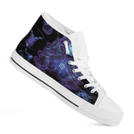 Virgo And Astrological Signs Print White High Top Shoes