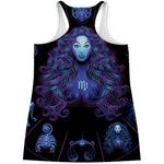 Virgo And Astrological Signs Print Women's Racerback Tank Top