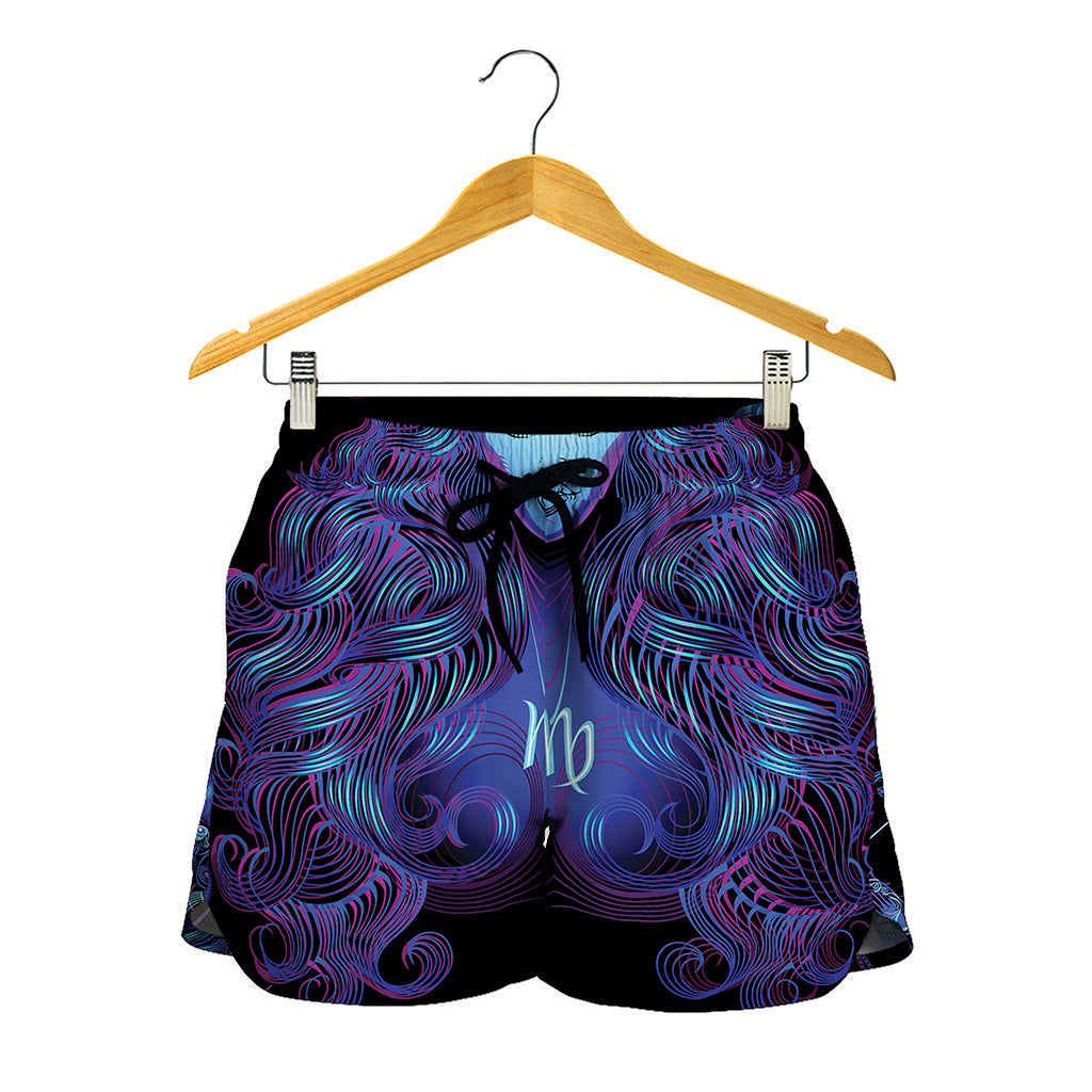 Virgo And Astrological Signs Print Women's Shorts