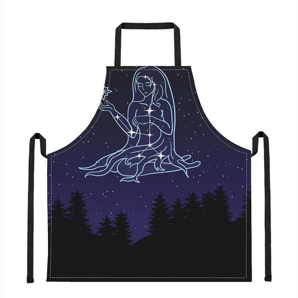 Virgo Constellation Print Apron