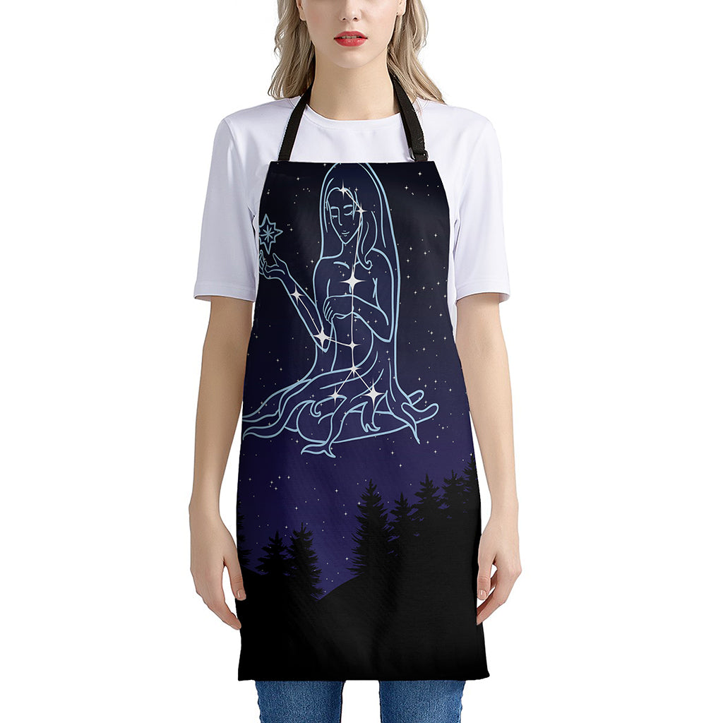 Virgo Constellation Print Apron