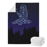 Virgo Constellation Print Blanket