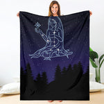 Virgo Constellation Print Blanket