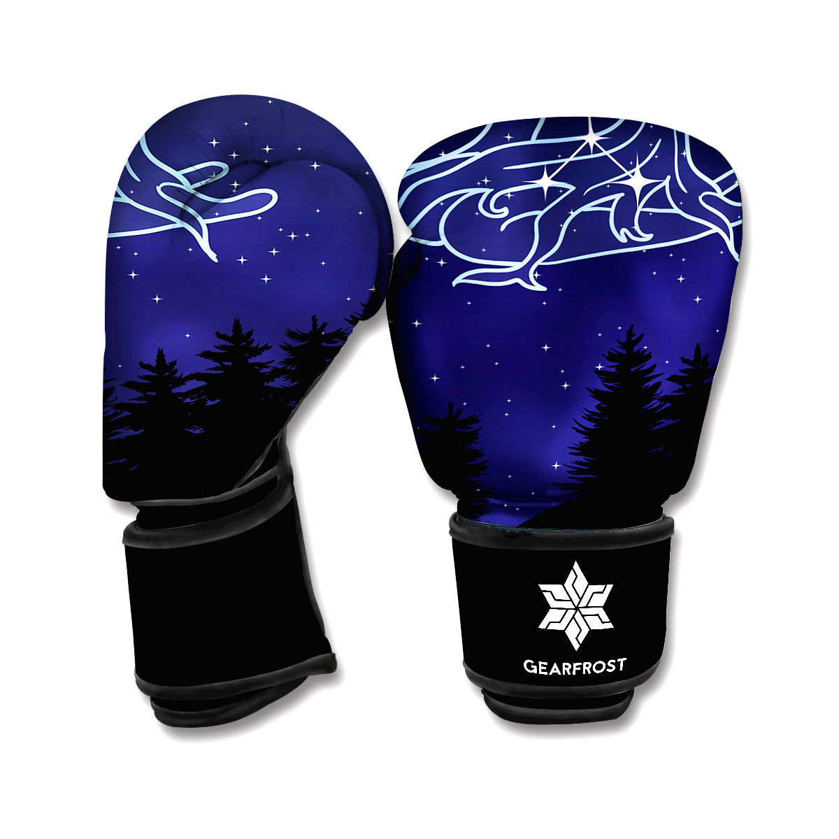 Virgo Constellation Print Boxing Gloves