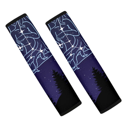 Virgo Constellation Print Car Seat Belt Covers