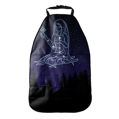 Virgo Constellation Print Car Seat Organizers