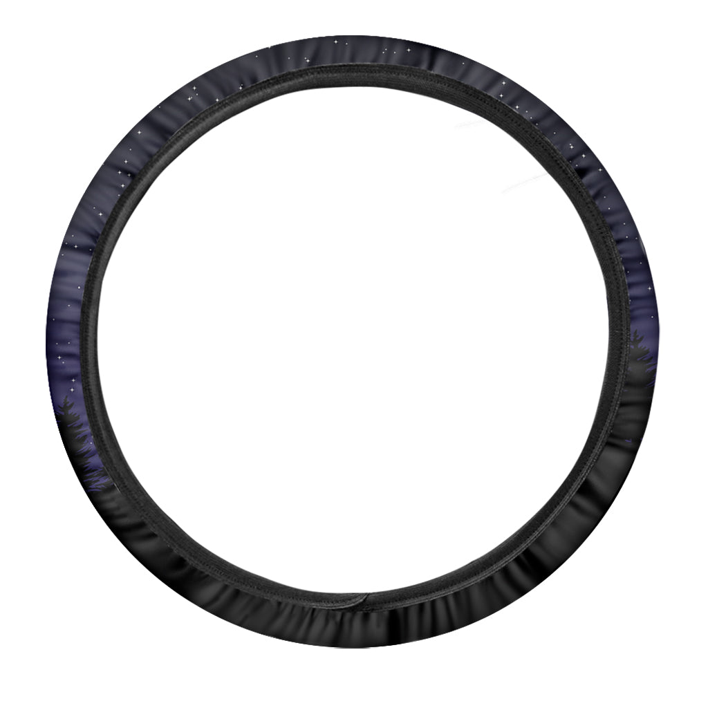 Virgo Constellation Print Car Steering Wheel Cover